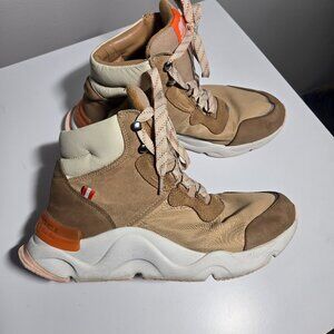 Sorel Kinetic Rnegd Conquest Mixed Leather Hiking Booties Women's 11